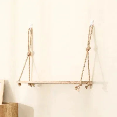Hanging Wooden Display Shelf