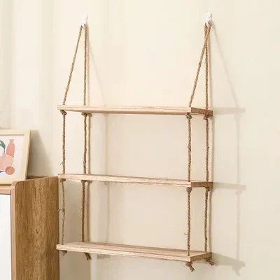 Hanging Wooden Display Shelf