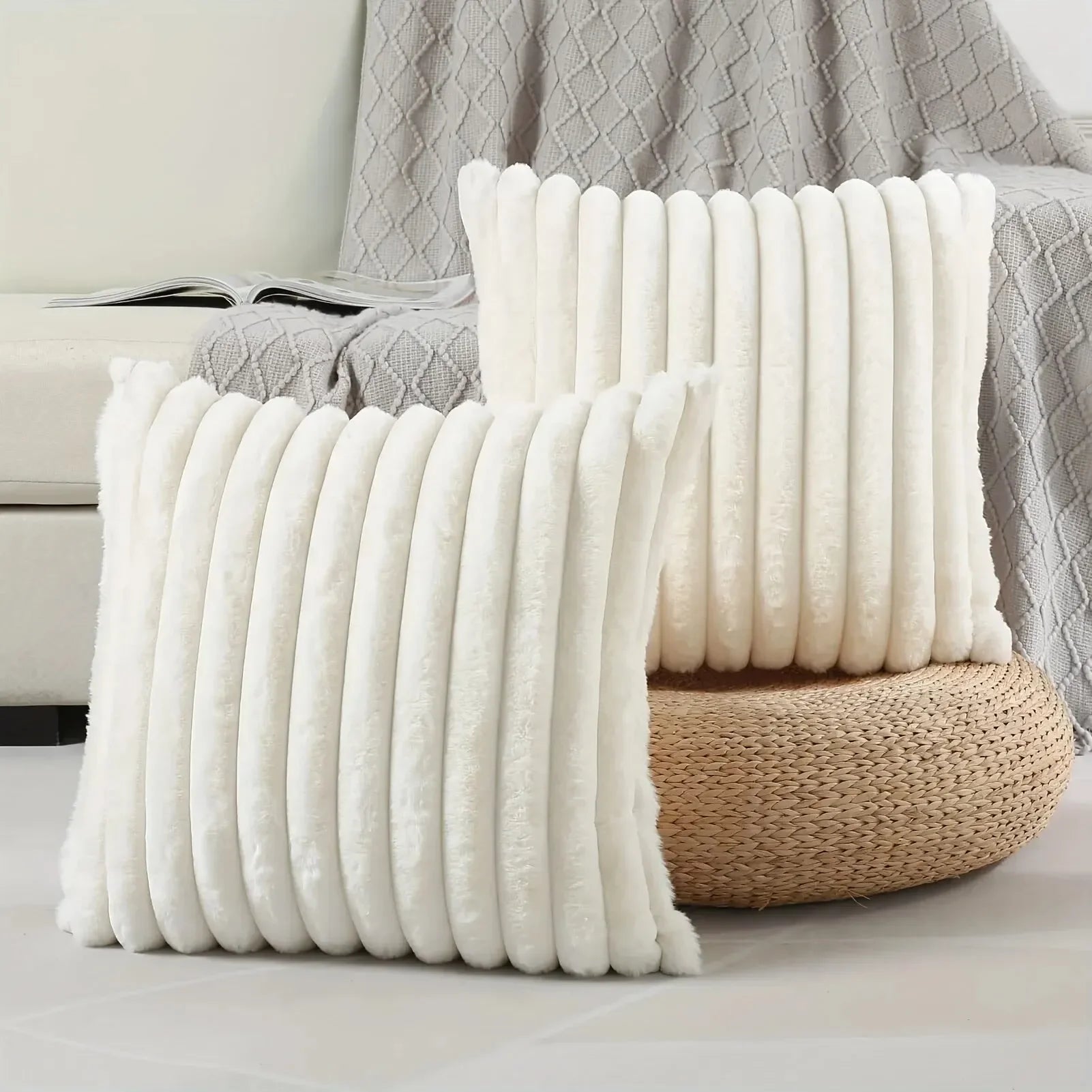 Striped Cushion Cover